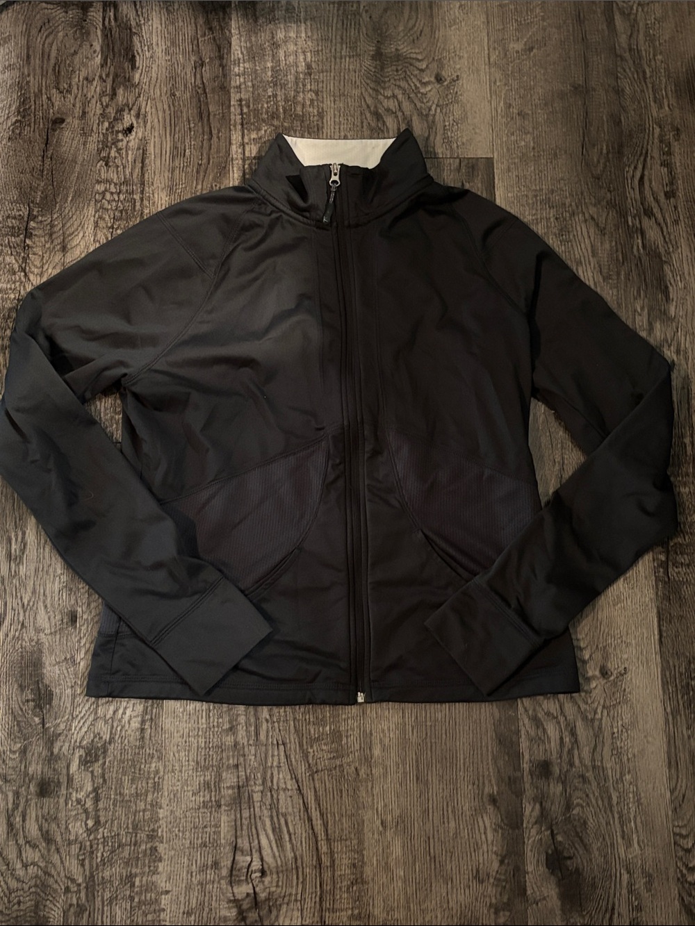 Danskin Full Zip Athletic Jacket - Charcoal Grey - Size Large
